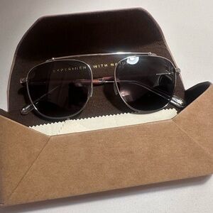 Shwood Silver and wood Eyewear Frame